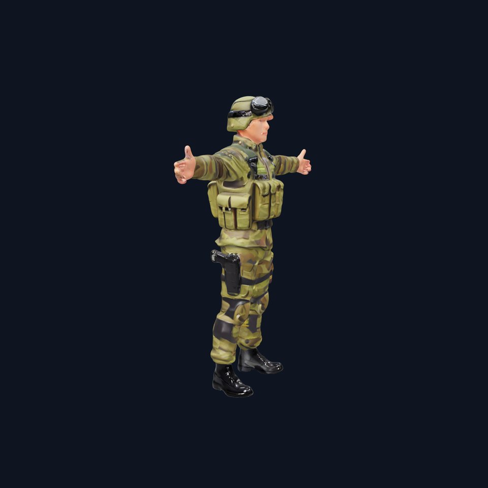 Tactical Soldier model pack